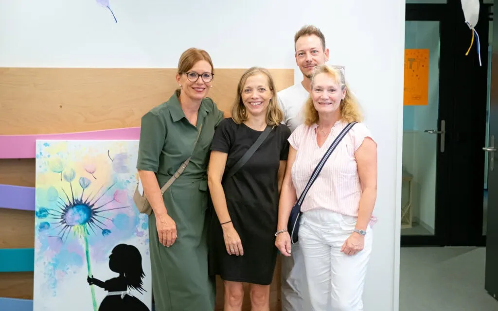 opening ceremony daycare center ettingen mrs netz buxtorf head of real estate services and infrastructure blkb